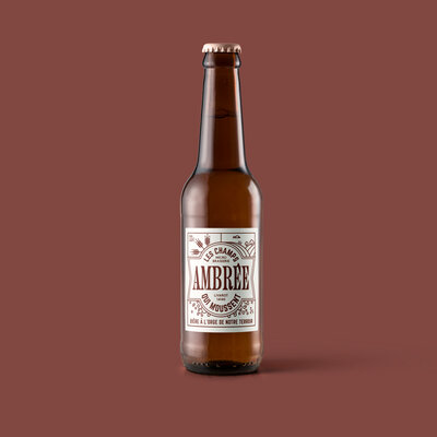 Bière artisanale bio - ambrée 33 cl