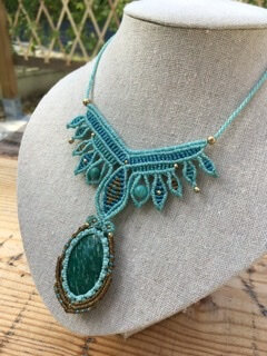 Collier amazonite