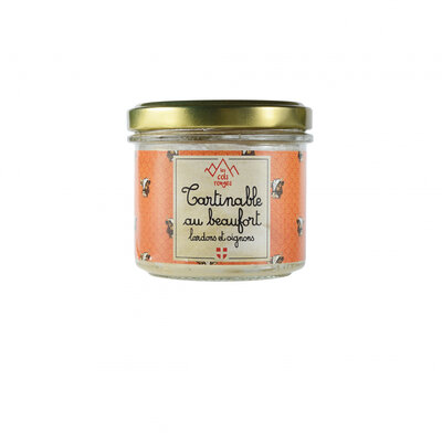 Tartinable au beaufort lardons et oignons