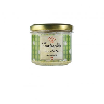 Tartinable au chèvre ail des ours