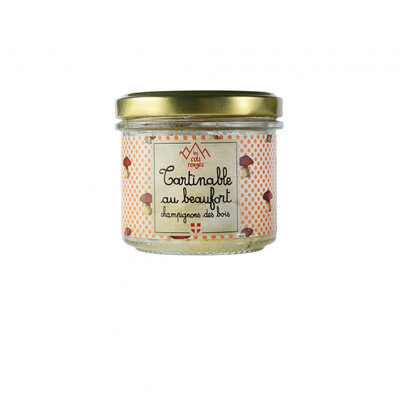 Tartinable au beaufort champignons des bois