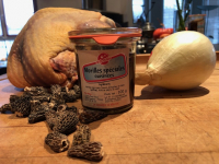 Morilles spéciales cuisinées