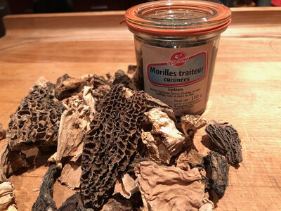 Morilles traiteur cuisinees