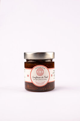Confiture de noël poire figue noix épices