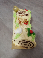 Bûche crème aux beurre praliné