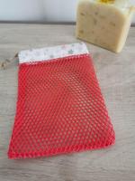 Filet à savon rouge