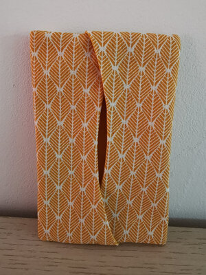 Pochette à mouchoirs jaune épis