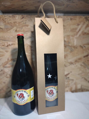 Magnum de bière de noël