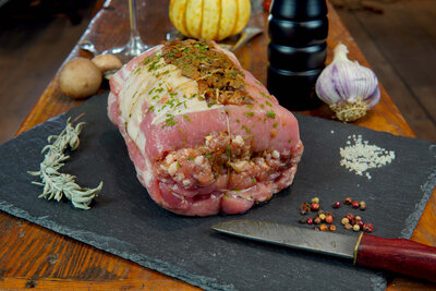 Rôti farci aux cèpes bio 1kg