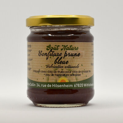 Confiture de prune bleue d'alsace