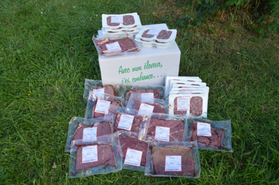 Viande bovine caissette 12kg mixte