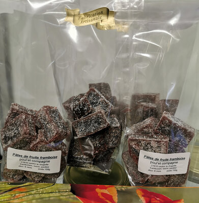 Pate de fruit framboises 150g