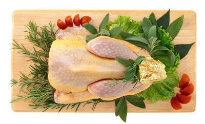 Pintade festive bio de la ferme en coton