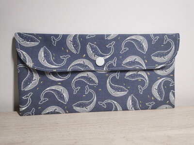 Pochette plate baleines