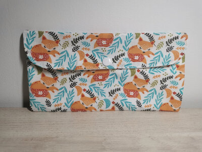 Pochette plate renard