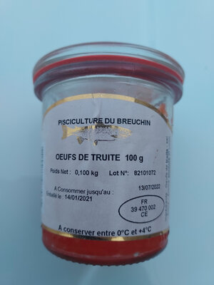 Oeufs de truite 100g