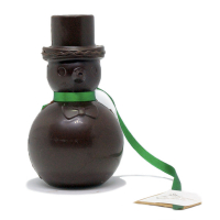 Bonhomme de neige bio - chocolat noir