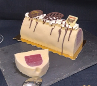 Bûche nougat/fruits rouges