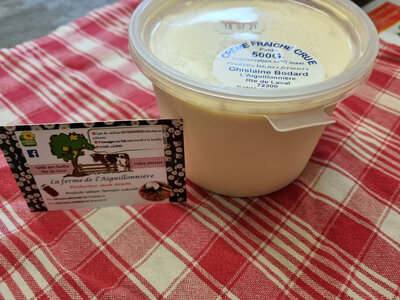 Crème fraîche crue