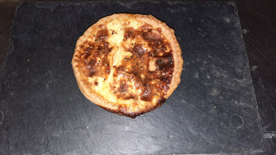 Quiche au chèvre fermier