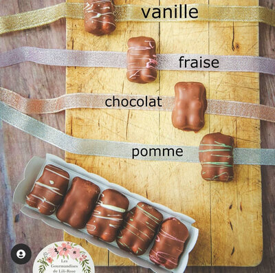 Nounours guimauve enrobés de chocolat au lait