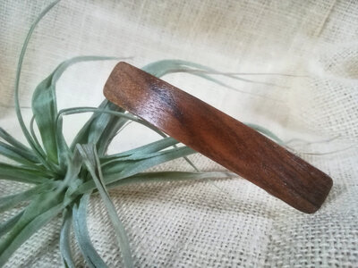 1 barrette en bois de noyer-à clipper
