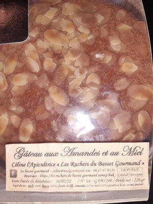 Gâteau miel et amandes 🥜🥧