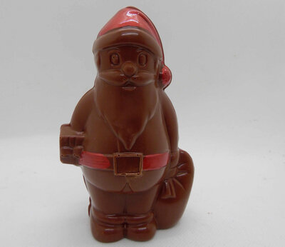 Père noël en chocolat au lait