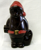 Père noël en chocolat noir