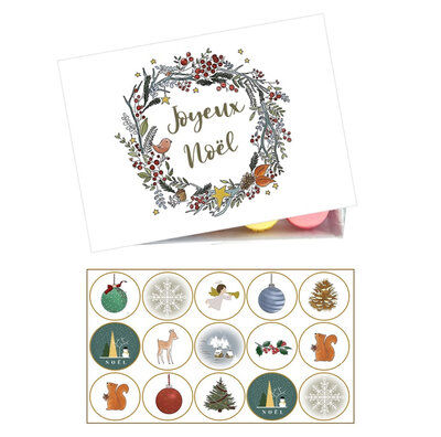 Coffret de noël x35 macarons