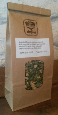 Tisane acacia, estragon, fenouil, mélisse