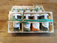 Cagette de 4 pots d'aromates