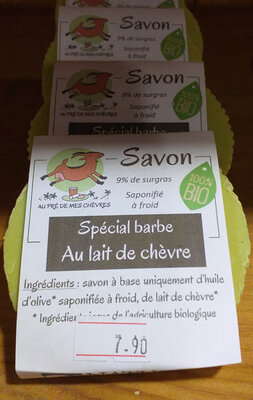 Savon à barbe au lait de chèvre - recharge