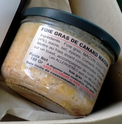 Foie gras de canard, maison
