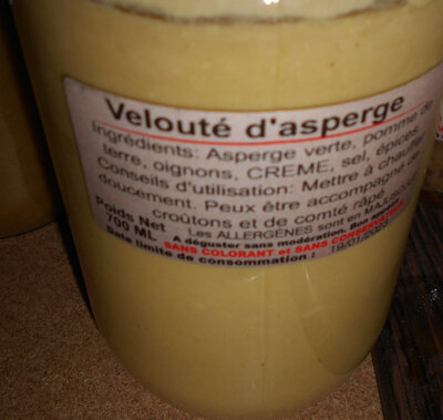 Velouté d'asperges