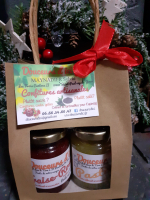 Coffret fraises-roses et pastèque