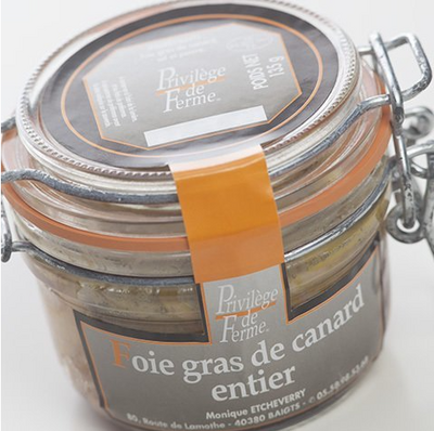 Foie gras de canard entier bocal