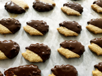 Bredele - herissons linzer enrobés de chocola