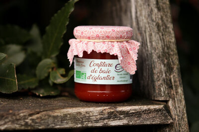 Confiture de baies d'églantier