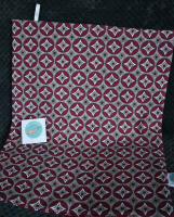 Torchon 'soleil rouge'