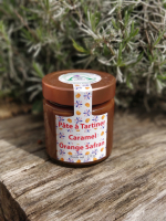 Pâte à tartiner caramel orange safran 220g