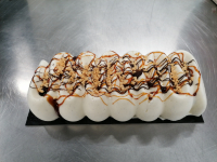 Dessert glacé vanille chocolat caramel café