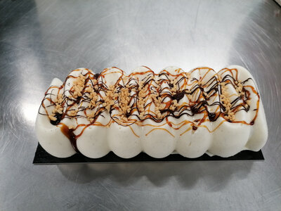 Dessert glacé vanille chocolat caramel café