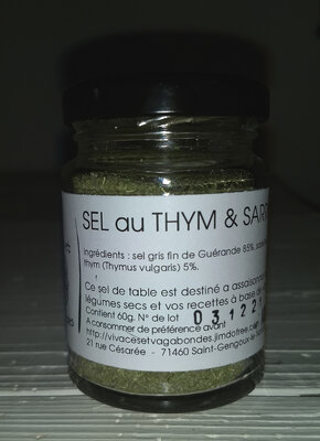 Sel au thym & sarriette