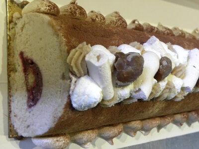 Bûche mont-blanc 6/8 parts