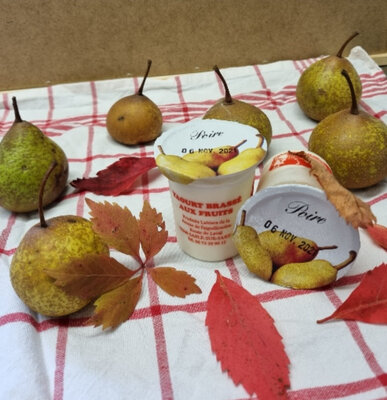 Yaourt à l'unité brassé à la poire 🍐