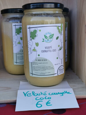 Velouté de courgettes coco