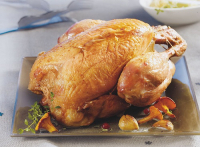 Chapon  fermier fini au petit lait