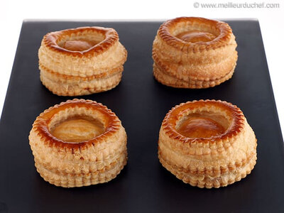 Bouchée feuilletée à garnir  (l'unité)