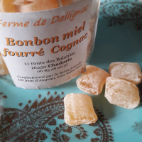 Bonbons miel fourrés miel et cognac